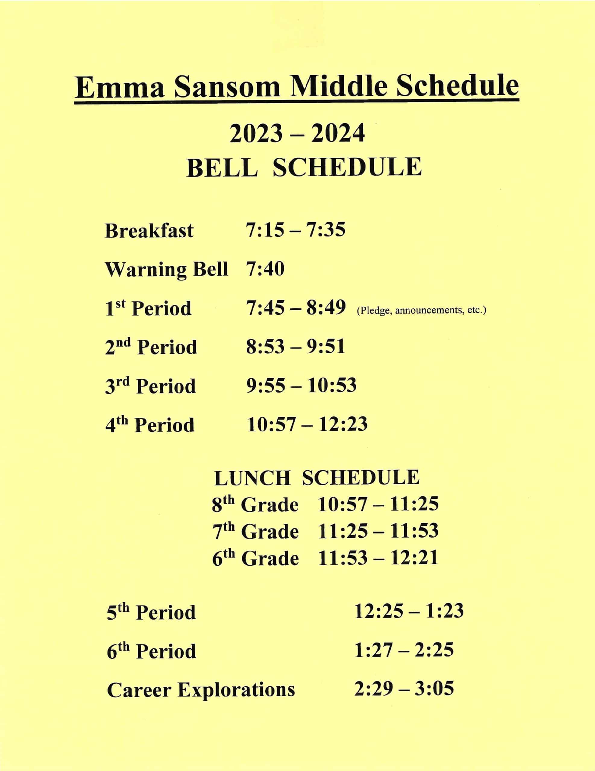 new-bell-schedule-2023-24-emma-samson-middle-school
